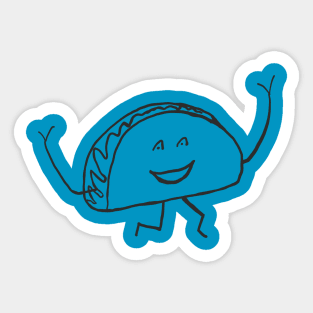 Happy Taco Sticker